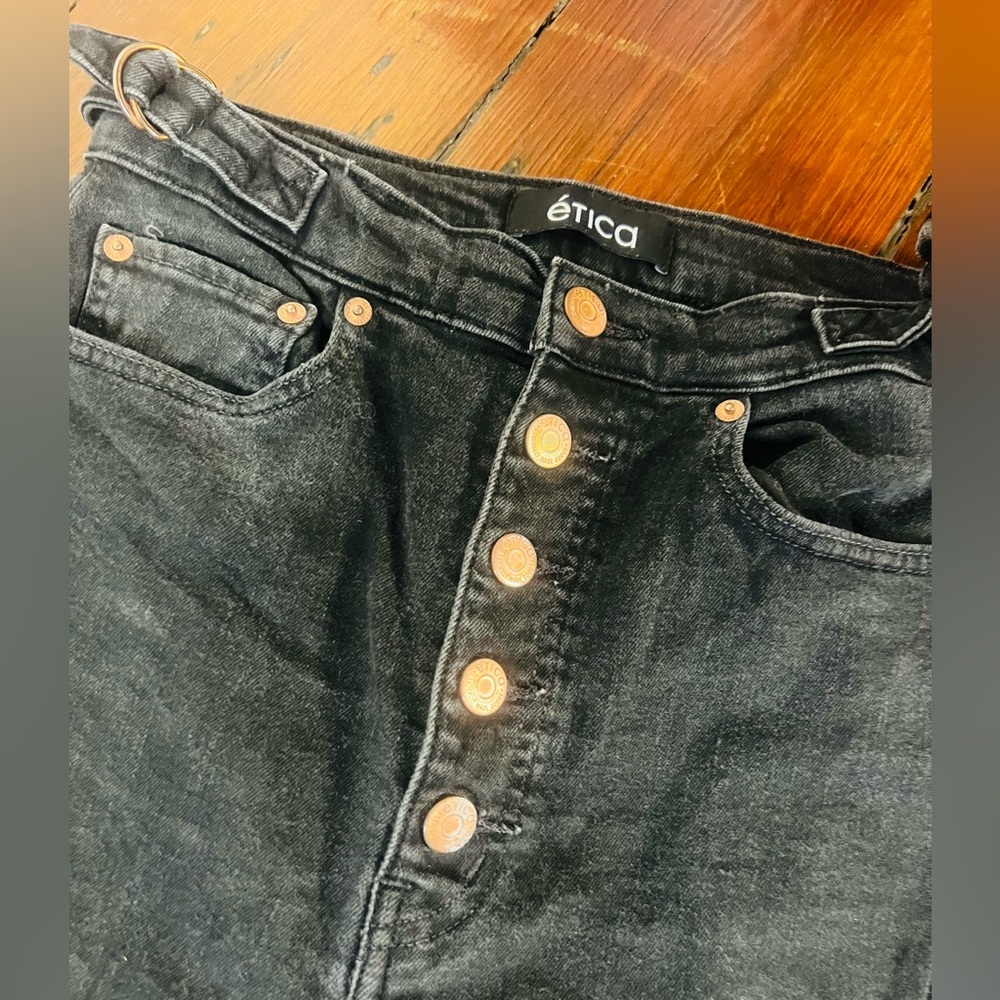 Etica Black jeans